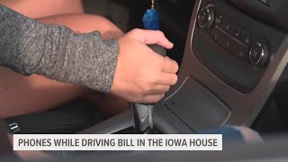 Iowa State Patrol weighs in on bill to crack down on distracted driving