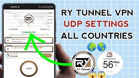 How To Setup RY TUNNEL VPN with all country UDP Settings for secure Browsing
