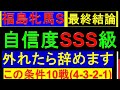 2024年 福島牝馬ステークス 予想【自信度SSS/外れないでしょこれ/福島牝馬S】