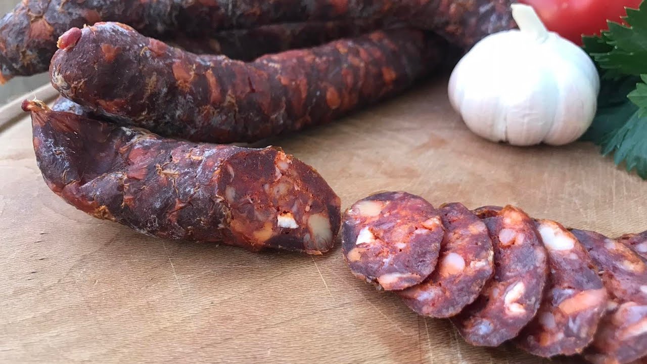 Sremska kobasica-Recept(Sremska smoked sausage-Recipe)