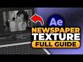 How To Make Newspaper Texture in After Effects (𝟮𝟬𝟮𝟲) | 100% WORKS | NO Yapping, To The Point & EASY