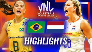 Brazil  Vs Netherlands   Highlights  Week 1  Womens Vnl 2026