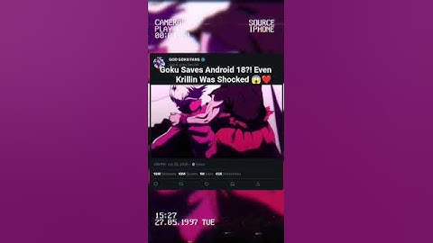 Goku Saves Android 18?! Even Krillin Was Shocked 😱❤️☠️ #dragonball #goku #anime #edit #shorts #viral