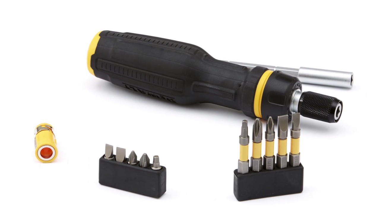 DEWALT Maxfit Multi-Bit Ratcheting Screwdriver 11 Piece DWHT68002