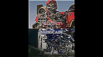 Shatter Bm 🆚 Barricade Tlk #1v1 #edits #whowins #transformers #edit