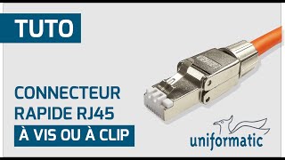 Connecteur FTP mâle Cat.6A RJ45 Sertissage sans outil - Cablematic