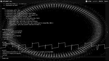 Echo Chamber in Code - Live-Coded Experimental Electronica with Visuals (Strudel + Hydra)