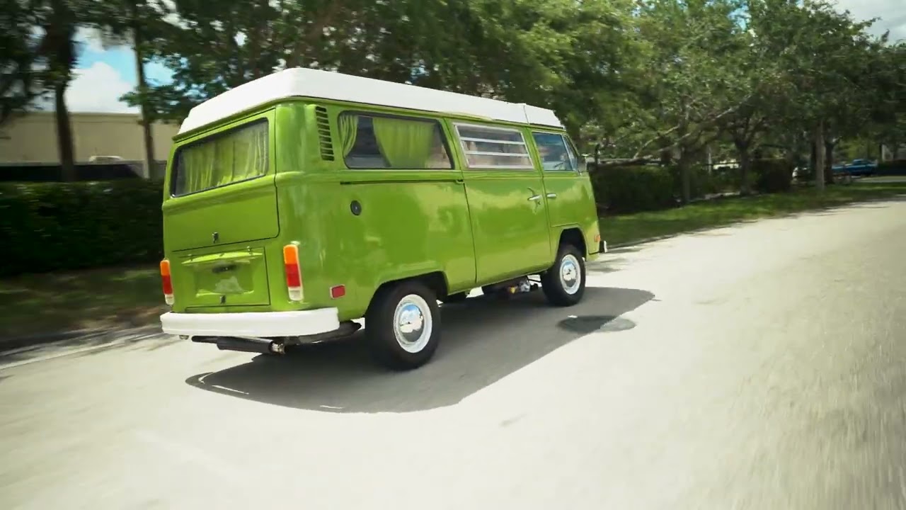 BAT LISTING: 1977 Volkswagen Type 2 Westfalia Driving Video