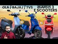2024 best electric scooter in india  ola vs bajaj vs tvs  pvj educational