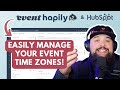 Solve HubSpot's Timezone Nightmare for Event Emails Using hapily!
