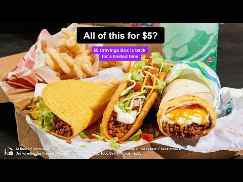 The $5 Cravings Box is Back! | Taco Bell - The $5 Cravings Box is Back! | Taco Bell