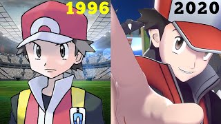 Evolution of Pokémon Trainer Red in Video Games | 1996 - 2020