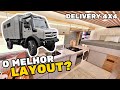 Motorhome em delivery 4x4 conceito aberto  layout para motorhome