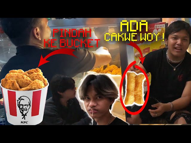 PRANK ANAK BRUTAL, GANTI ISI BUCKET KFC KE AYAM PINGGIR JALAN (ADA CAKWE,TELOR DADAR Wkwkwk) class=