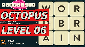 Wordbrain Octopus Level 6 Answers (Android/IOS)