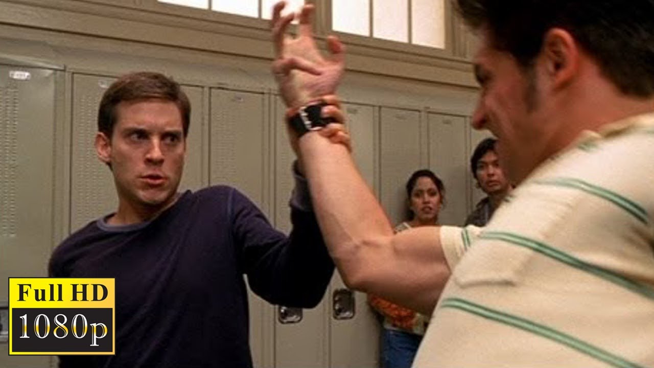 Ultimate Fights From The Movies 2002 Spider-Man (2002) Peter Parker vs Flash Thompson - School Fight Scene