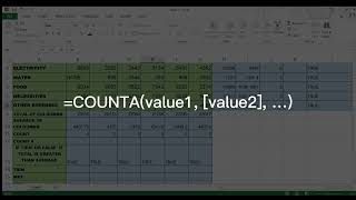 SEVEN BASIC EXCEL FORMULAS- Eri Final Project