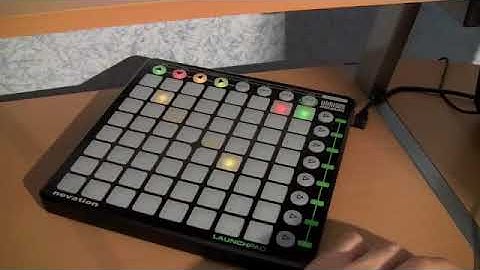 Nonome the Monome emulator on Novation Launchpad test Polygome