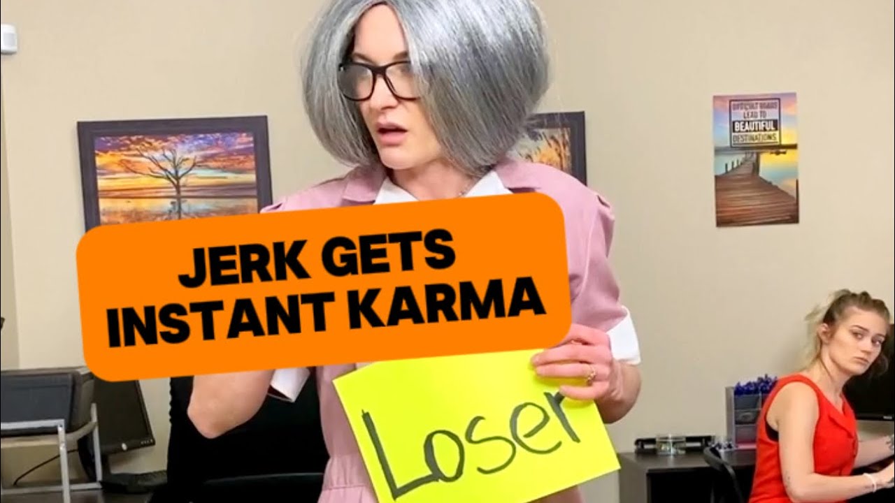 Jerk gets instant karma - YouTube