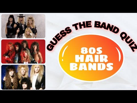 Name the 80s HAIR BANDS Quiz | Guess the Rock or Metal Bands Challenge