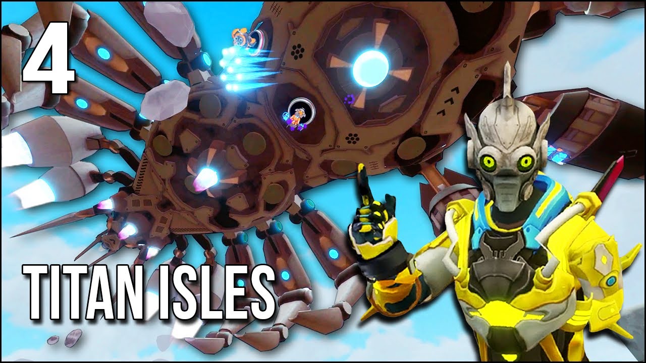Острова Титанов | Часть 4 | Один из самых крутых боссов в VR чуть не уничтожил меня и Лягушку