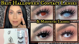 BEST HALLOWEEN CONTACT LENSES FOR DARK EYES | Eyevos Review