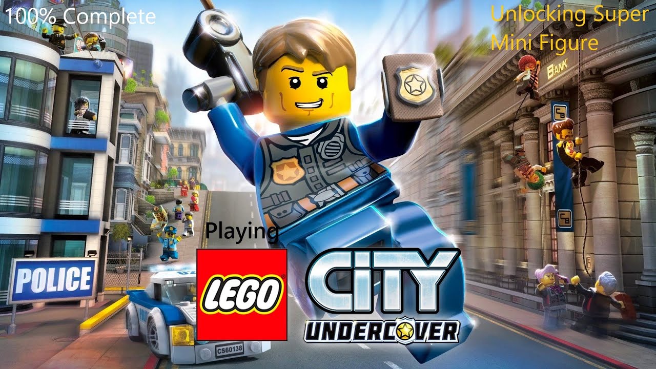 Lego City Undercover [100% Complete & Unlocking Super Mini Figure]