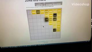 9007199254740992 8x8 2048 Game 2048 To 524288 Tile Preview