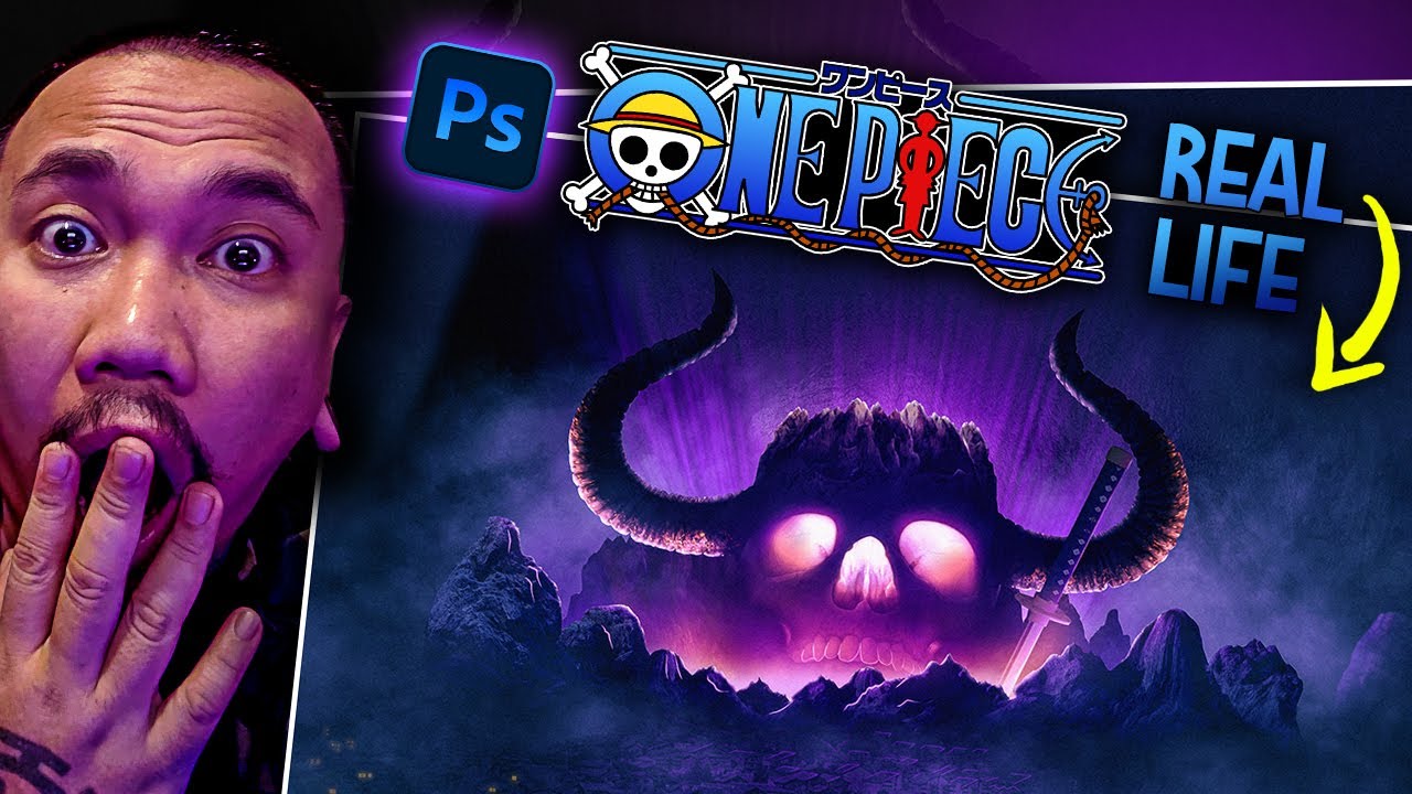 From Anime To Real Life - One Piece Photo Manipulation Speed Art Tutorial in Photoshop