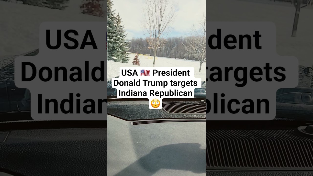 Дональд Трамп, президент США, временный сенатор от Индианы Родрик Брей, карта избирательных округ...