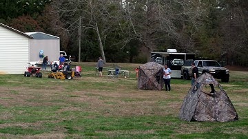 Afraid to leave base in Capture the Flag backyard laser tag