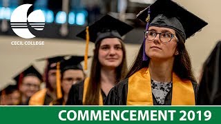 Cecil College Commencement 2019 Live Feed