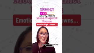 Astrology Compatibility - Moon Conjunct Uranus Relationship Chart Synastry #astrologyjane