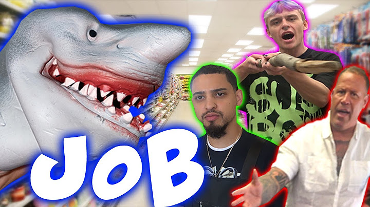 SHARK PUPPET GETS A REAL JOB!!!!!