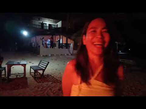 The Afam and Bonfire with family-Carabao Island Vacation