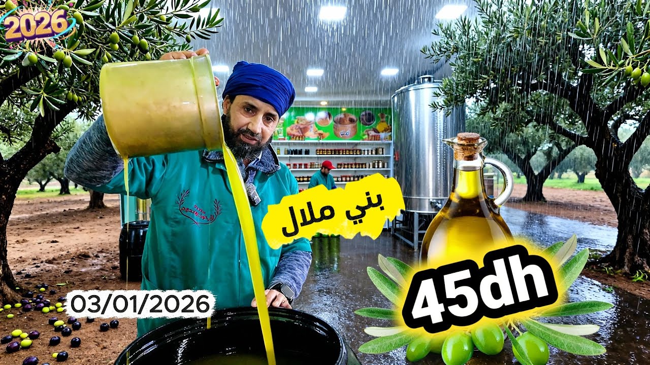 زيت الز يتون وعرض جديد اليوم من معصرة الإخوان بوعدود 02/01/2026 