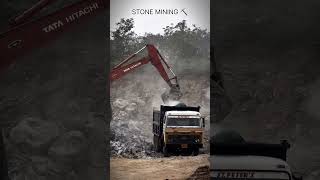 Stone mining nagpur #mining #truck #power #paisa #money #trending #viral #miningtruck #rockbreaker