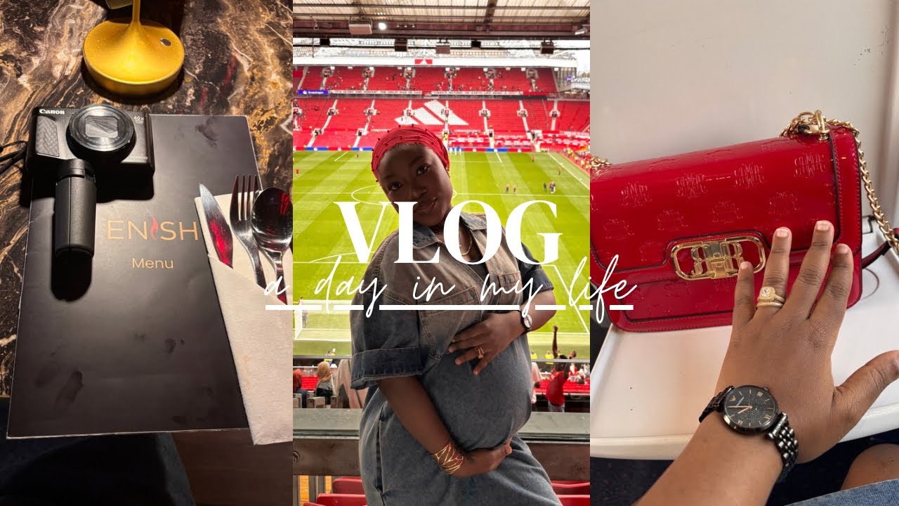 Закулисные съемки моего дня в Манчестере: видеоблог о беременности + посещение стадиона «Олд Траф...