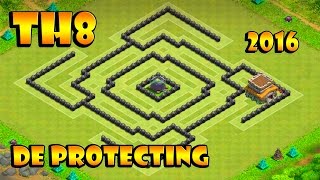 Th8 Dark Elixir Protecting Farming Base Hypercube With Town Hall On Inside Replays