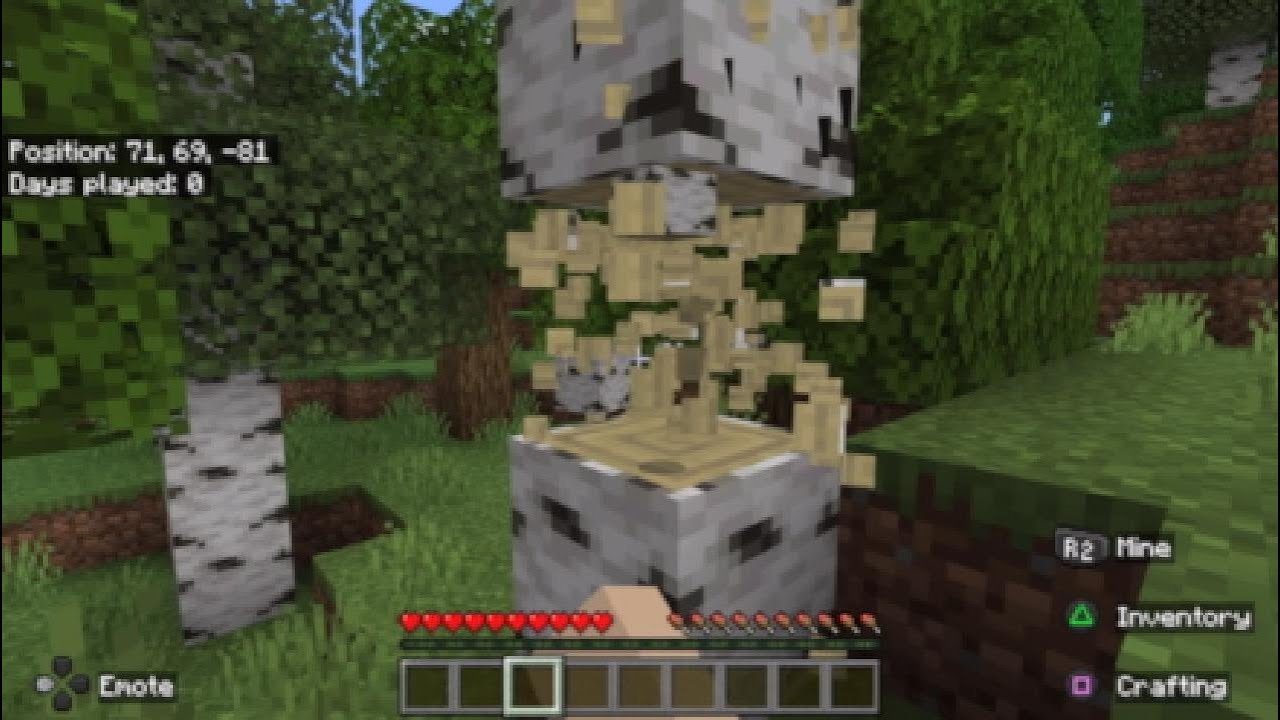 Minecraft survival episode 1 - building a house - YouTube