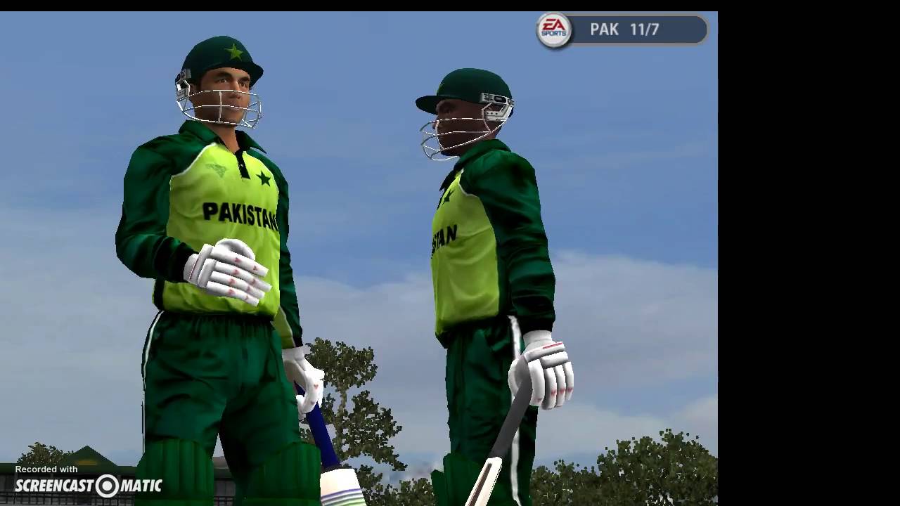 EA Cricket  2005 IND VS PAK ALL OUT for 34