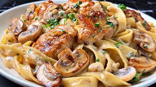 Creamy Chicken Pasta! Perfect for an Easy Dinner