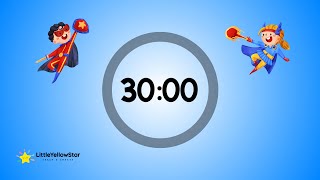 Funky Superhero Timer – 30 Minutes Countdown With Music | Fun Timer For Kids