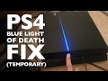 Playstation 4 Blue Light of death temporary fix WORKING 2018 (Temporary method)
