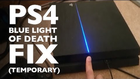Playstation 4 Blue Light of death temporary fix WORKING 2022 (Temporary method)