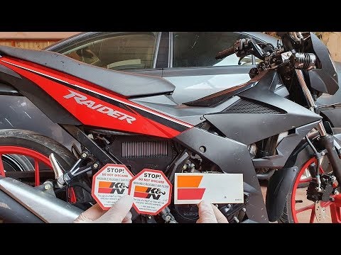 Video Lọc gió KN giả zin cho Raider độ bài Pô Xăng Gió - 3... - youtube