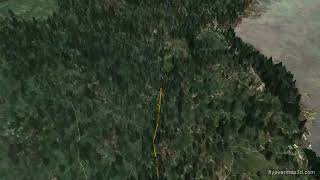 Flyover Map 3D from Tallahassee, FL, USA to Cedar Key, FL, USA