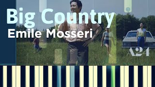 Big Country - Emile Mosseri [Piano Tutorial] Synthesia // Synthesianetic