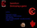 Speedrun destroying a roblox game