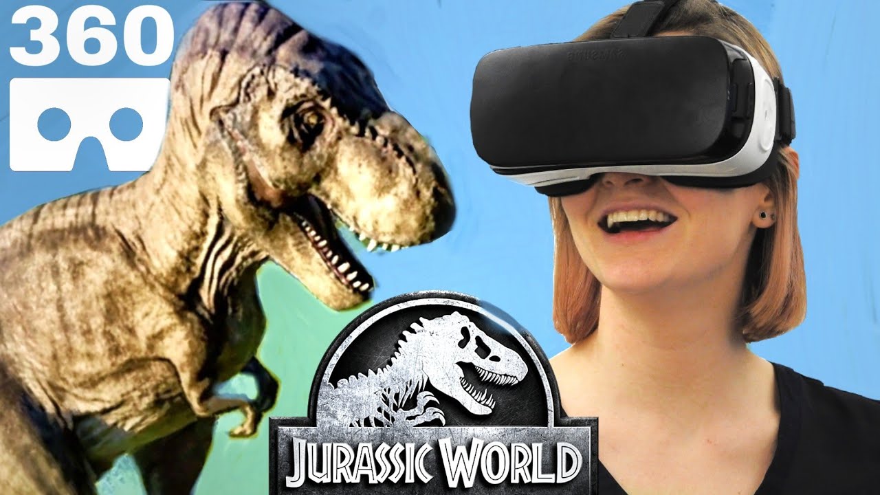 360° Google Dinosaur - T-REX in VR [4K] Video 